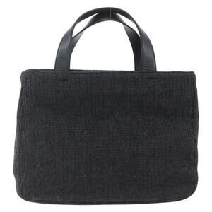 Prada Wool Handbag Black